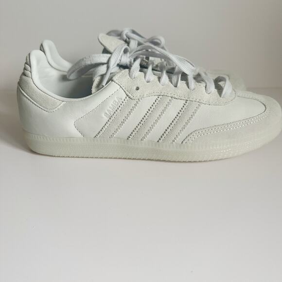Adidas‎ Samba OG sneaker in "Dash Grey" Mens Size 9 White Gum Sole UK Size 7.5 - Picture 7 of 12